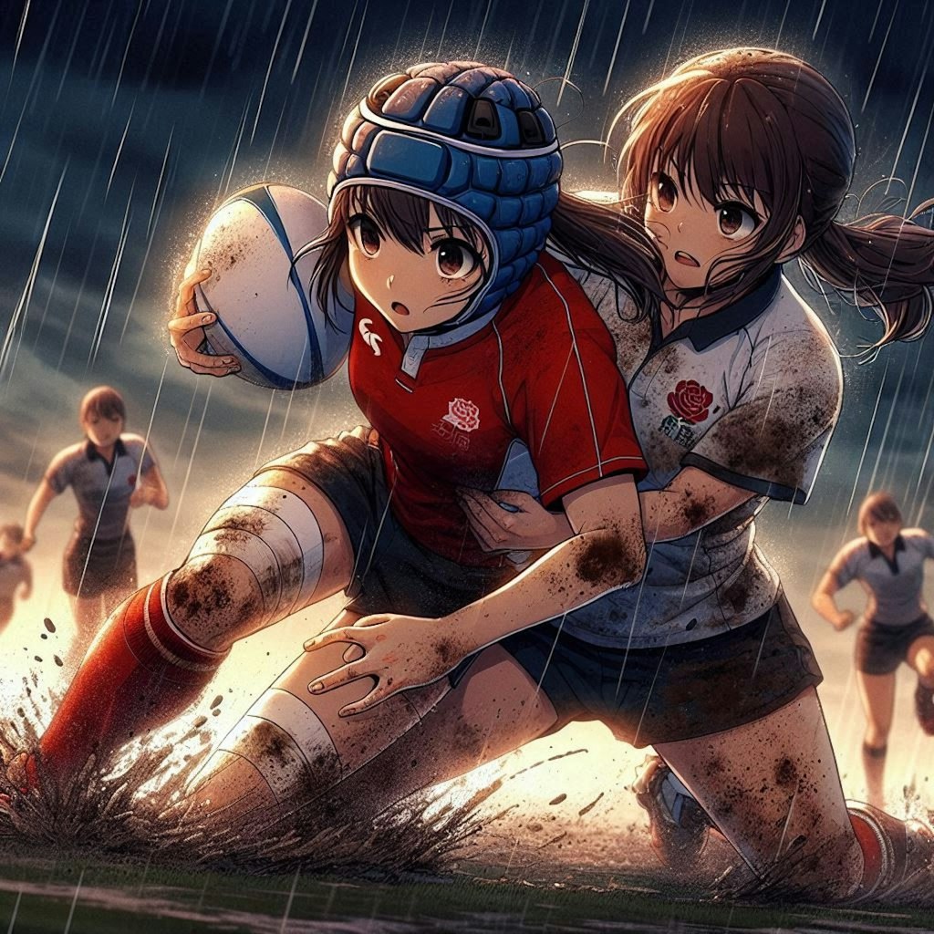 🏉泥まみれの女子ラグビー 101