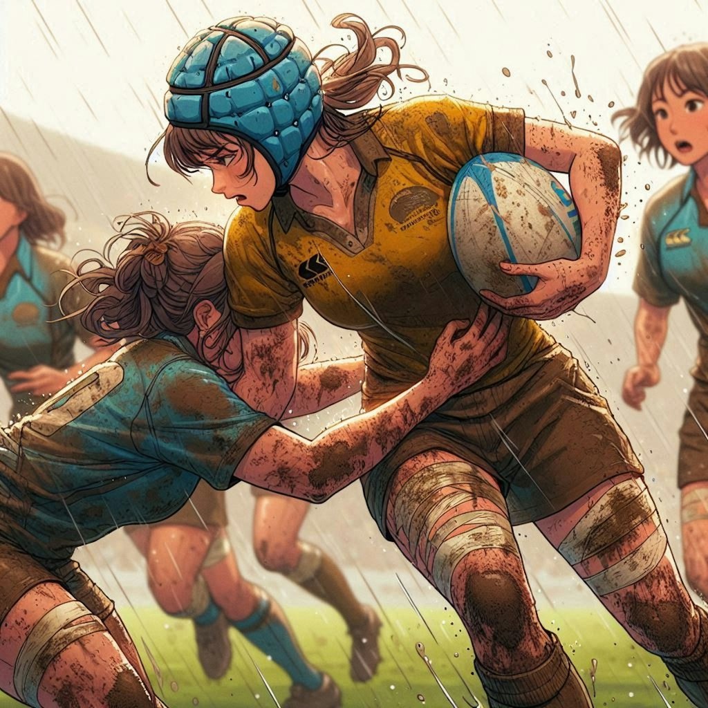 🏉泥まみれの女子ラグビー 101