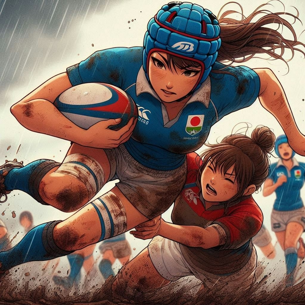 🏉泥まみれの女子ラグビー 101