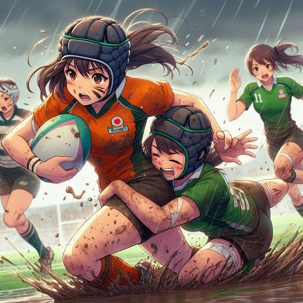 🏉泥まみれの女子ラグビー 101