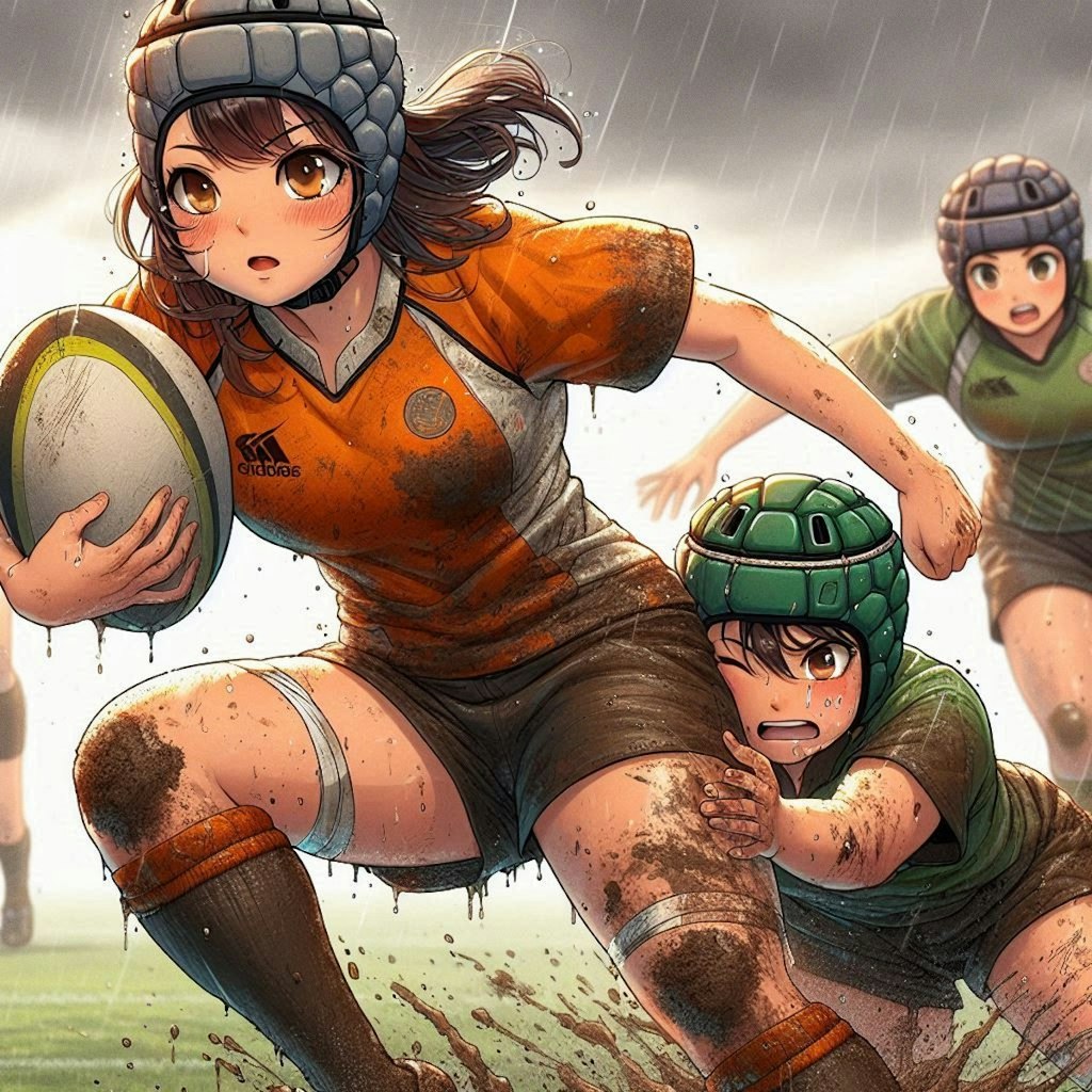 🏉泥まみれの女子ラグビー 101