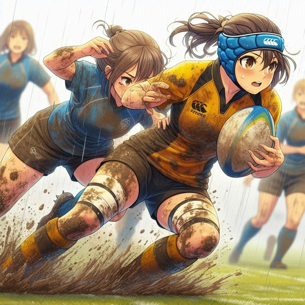 🏉泥まみれの女子ラグビー 101