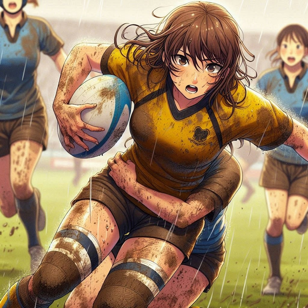 🏉泥まみれの女子ラグビー 101