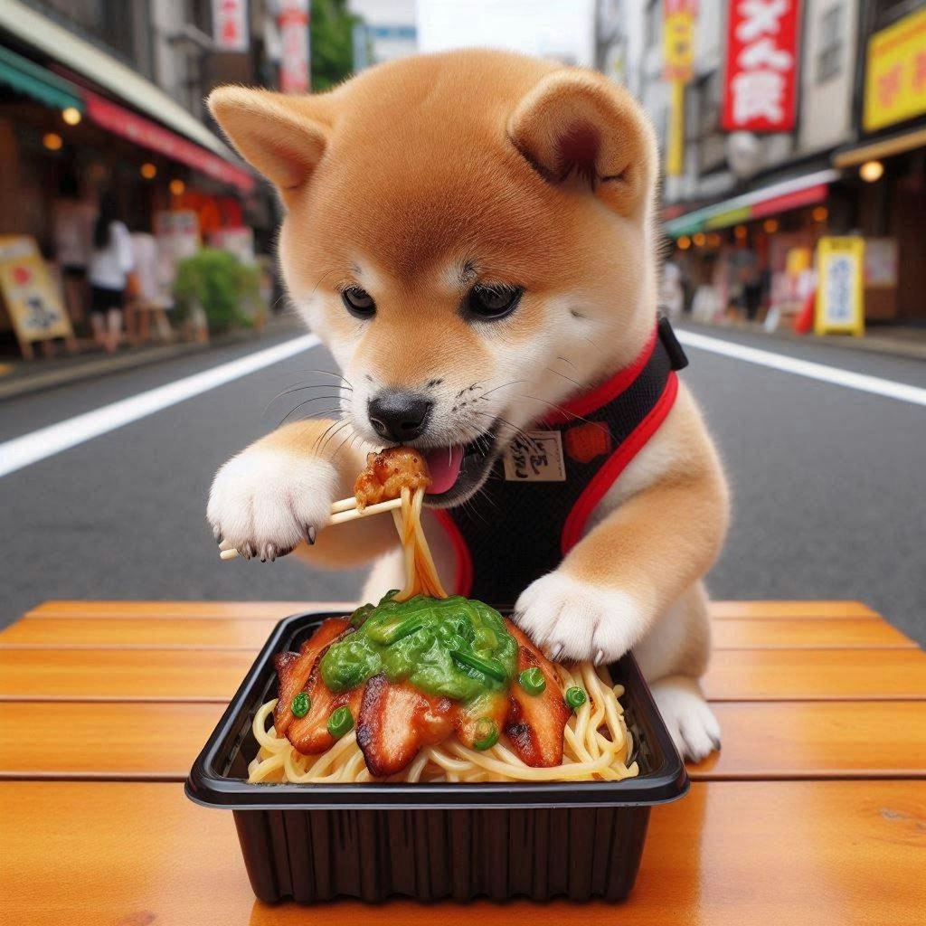 🐶食べ歩きシリーズ