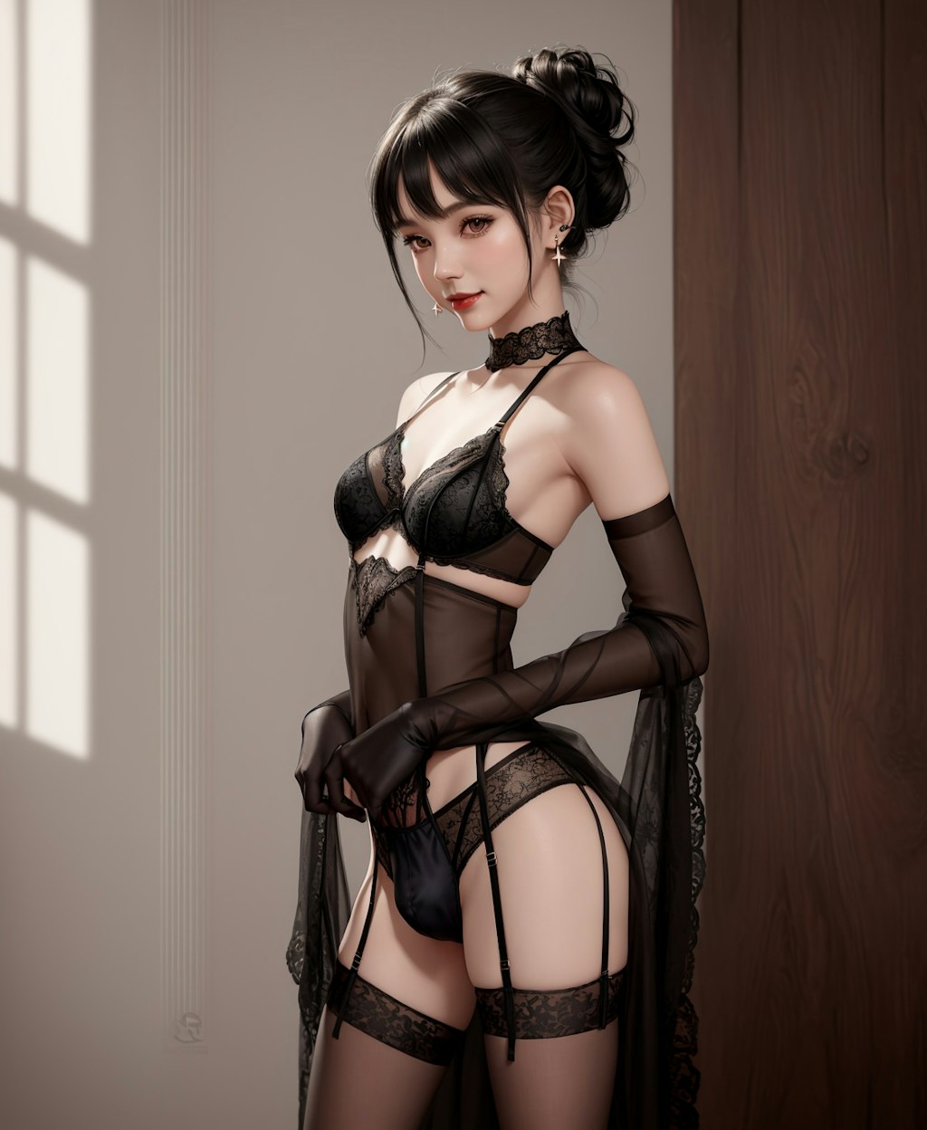 Black Lingerie (R18)