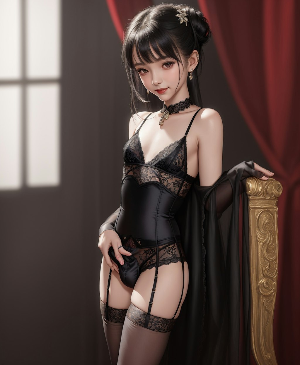 Black Lingerie (R18)