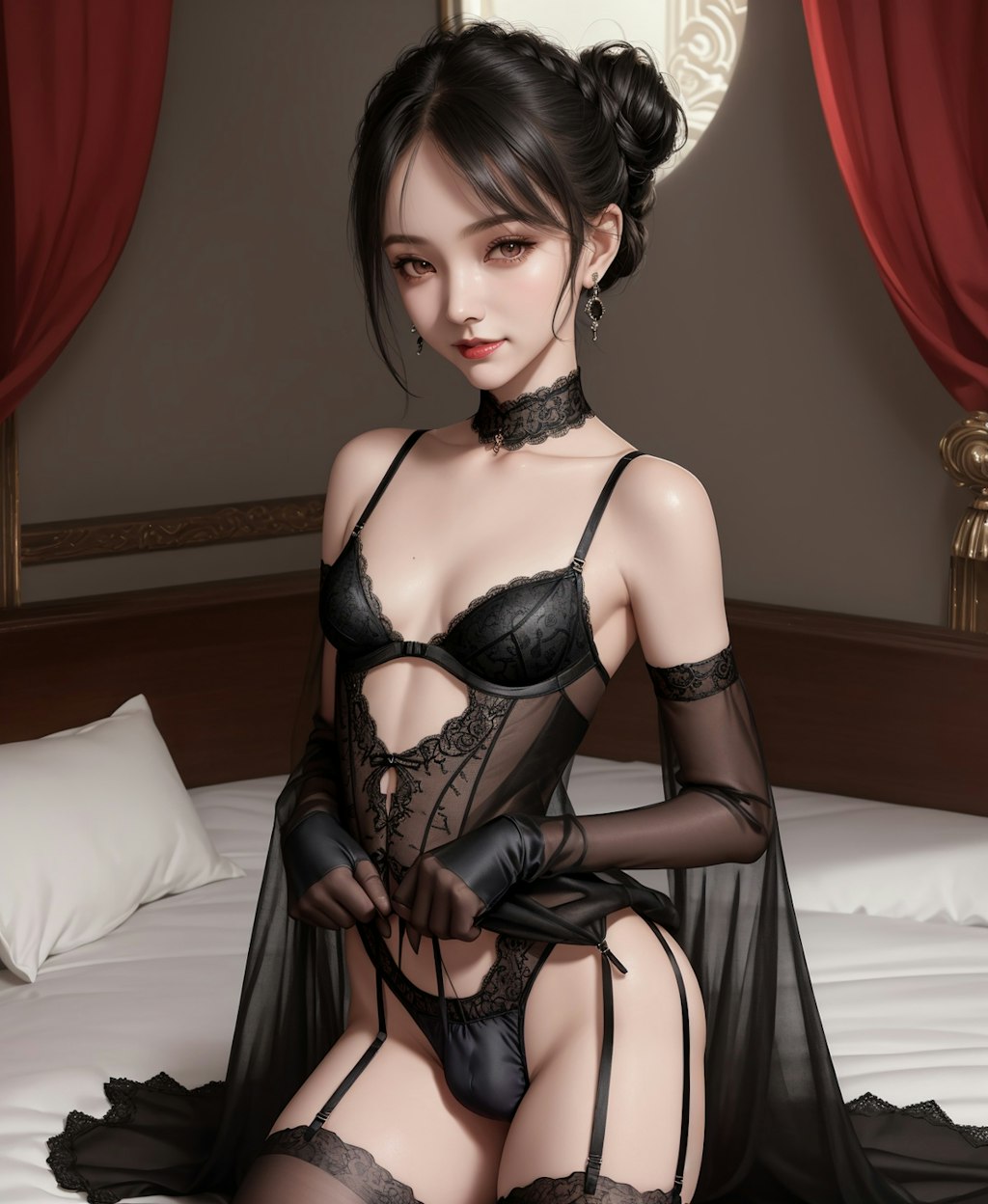 Black Lingerie (R18)