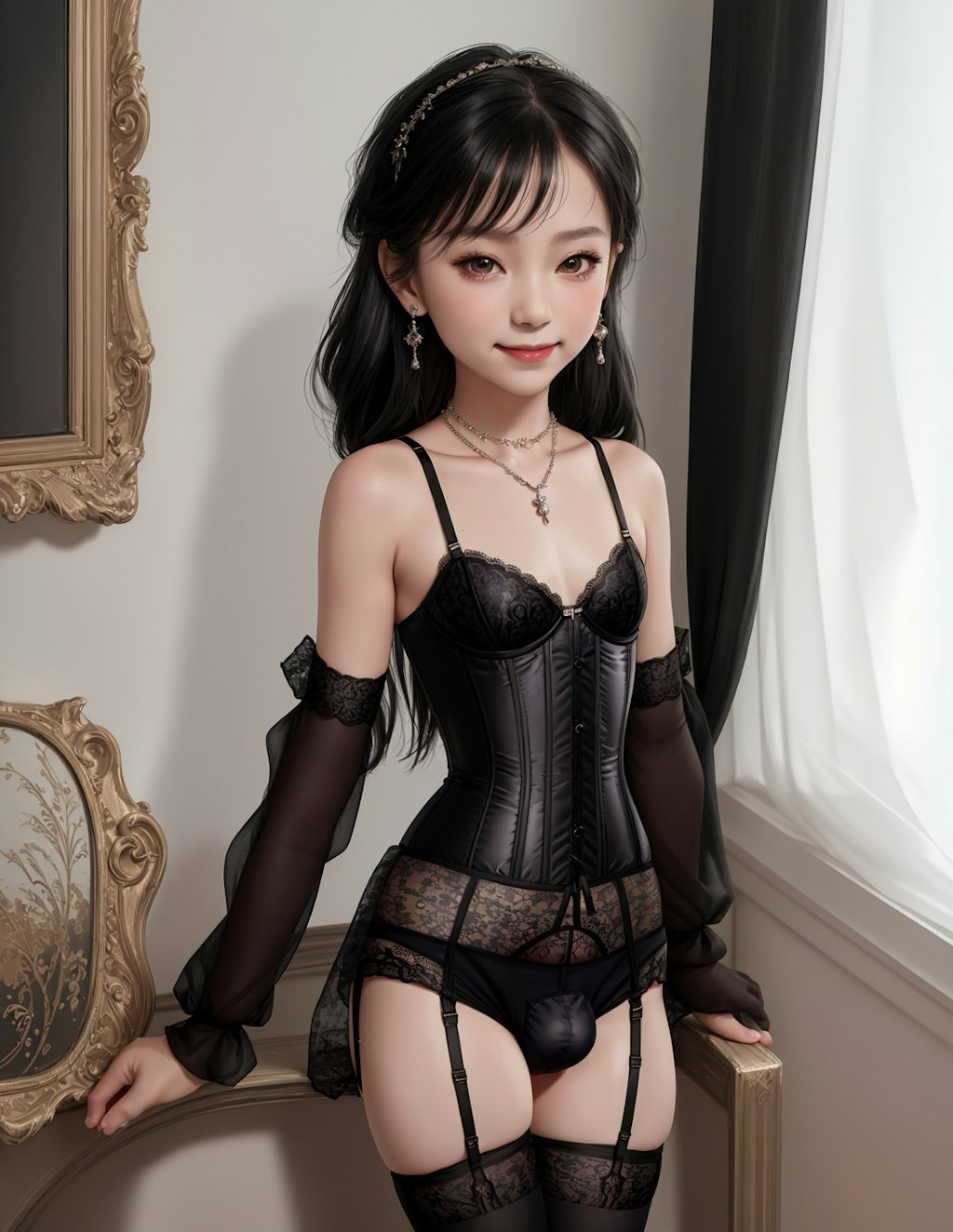 Black Lingerie (R18)