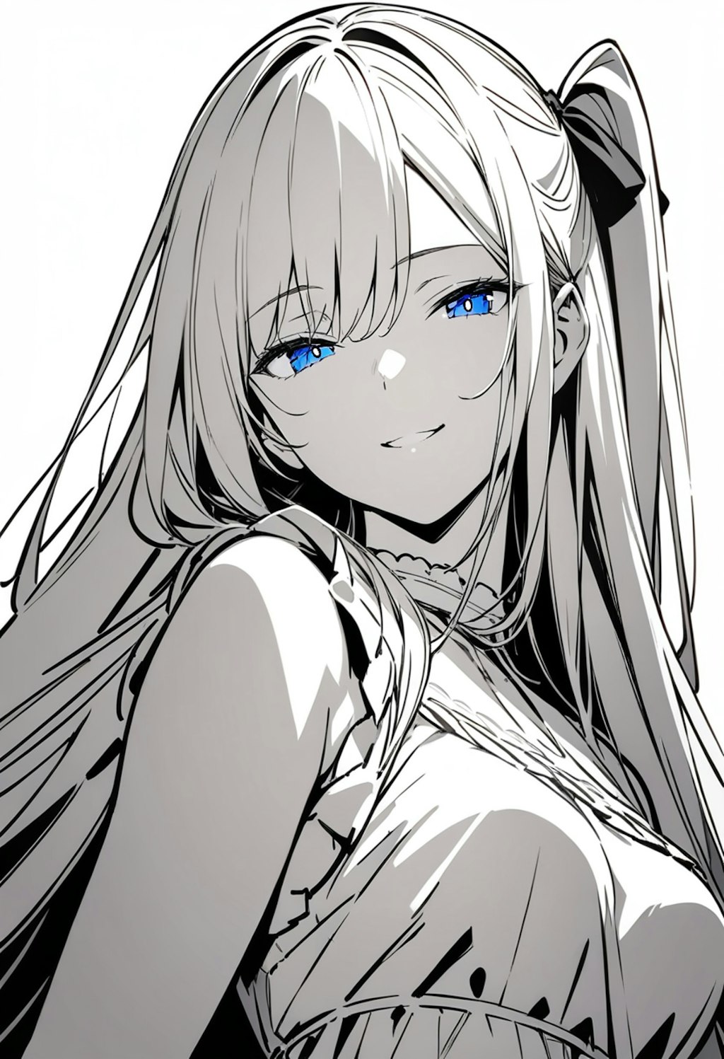 Blue Eyes White Hair