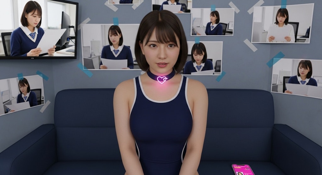 アプリを使って憧れの先輩を好き放題する