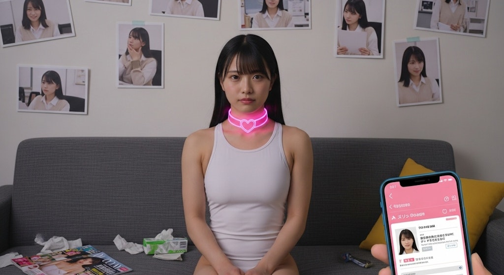 アプリを使って憧れの先輩を好き放題する