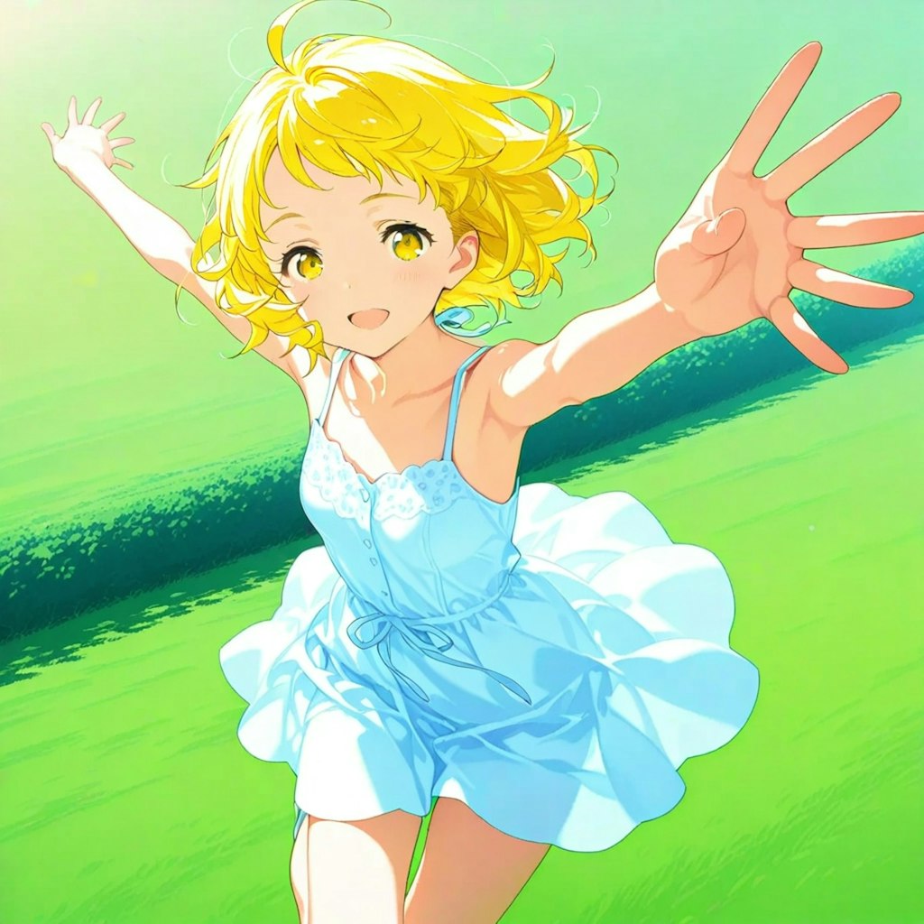 草原のユイちゃん