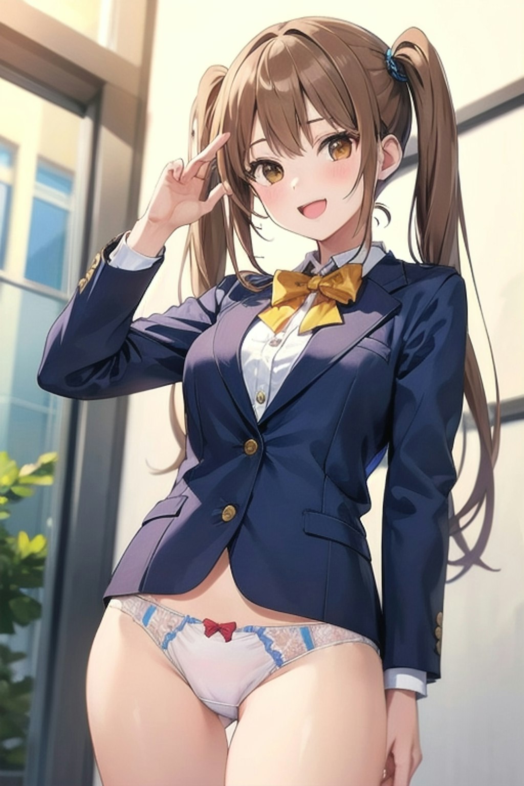 School twintails girl