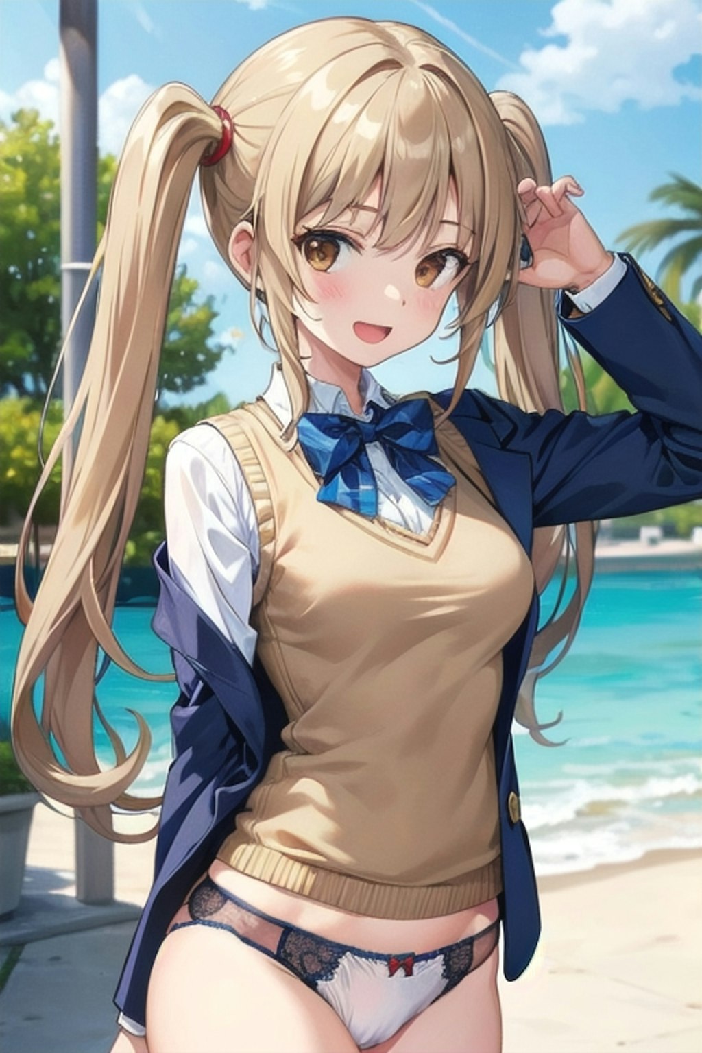 School twintails girl