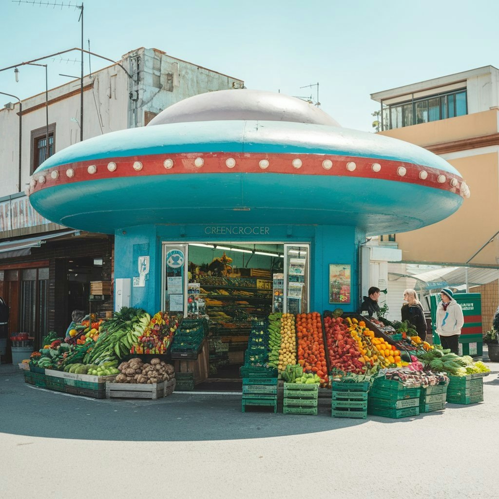 ＵＦＯっぽい八百屋