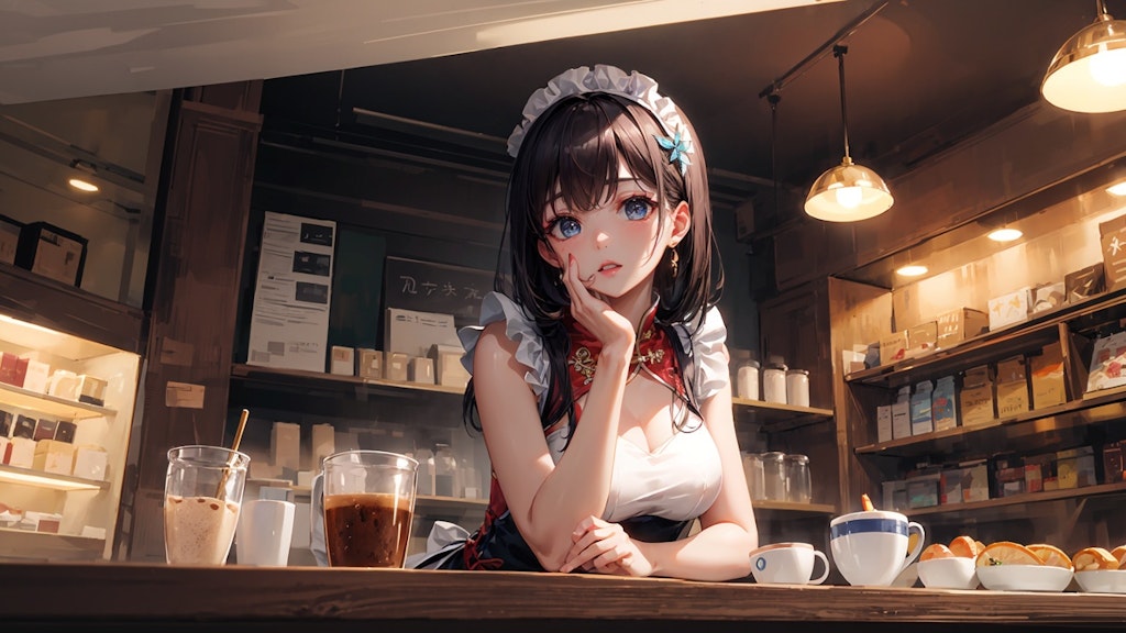お客さん来ませんねぇ．．．