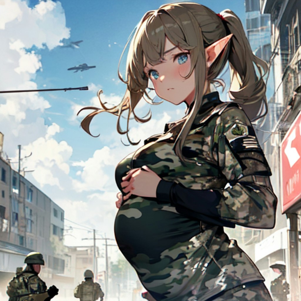 戦闘妊娠少女１４５