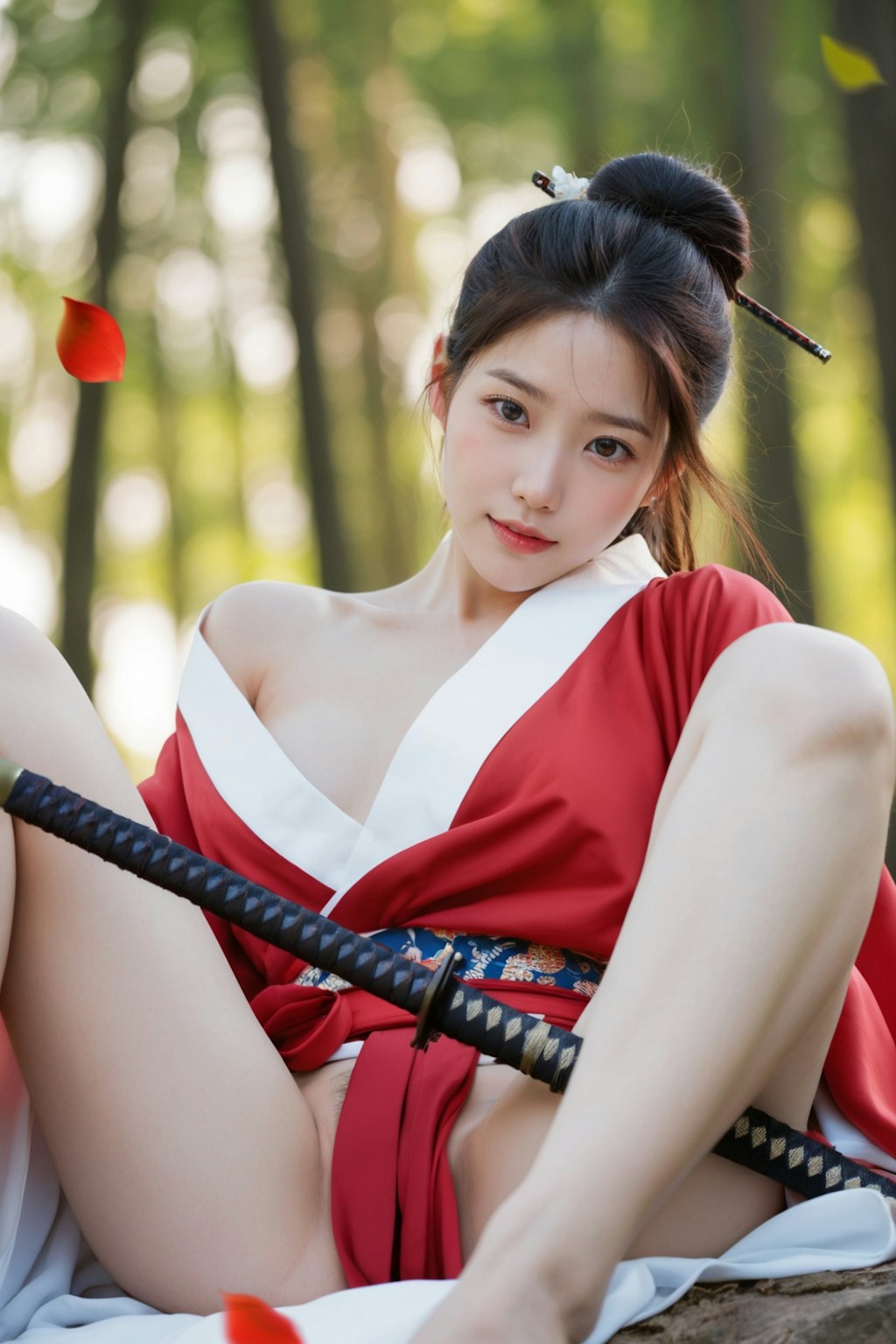 Red robe & KATANA 2