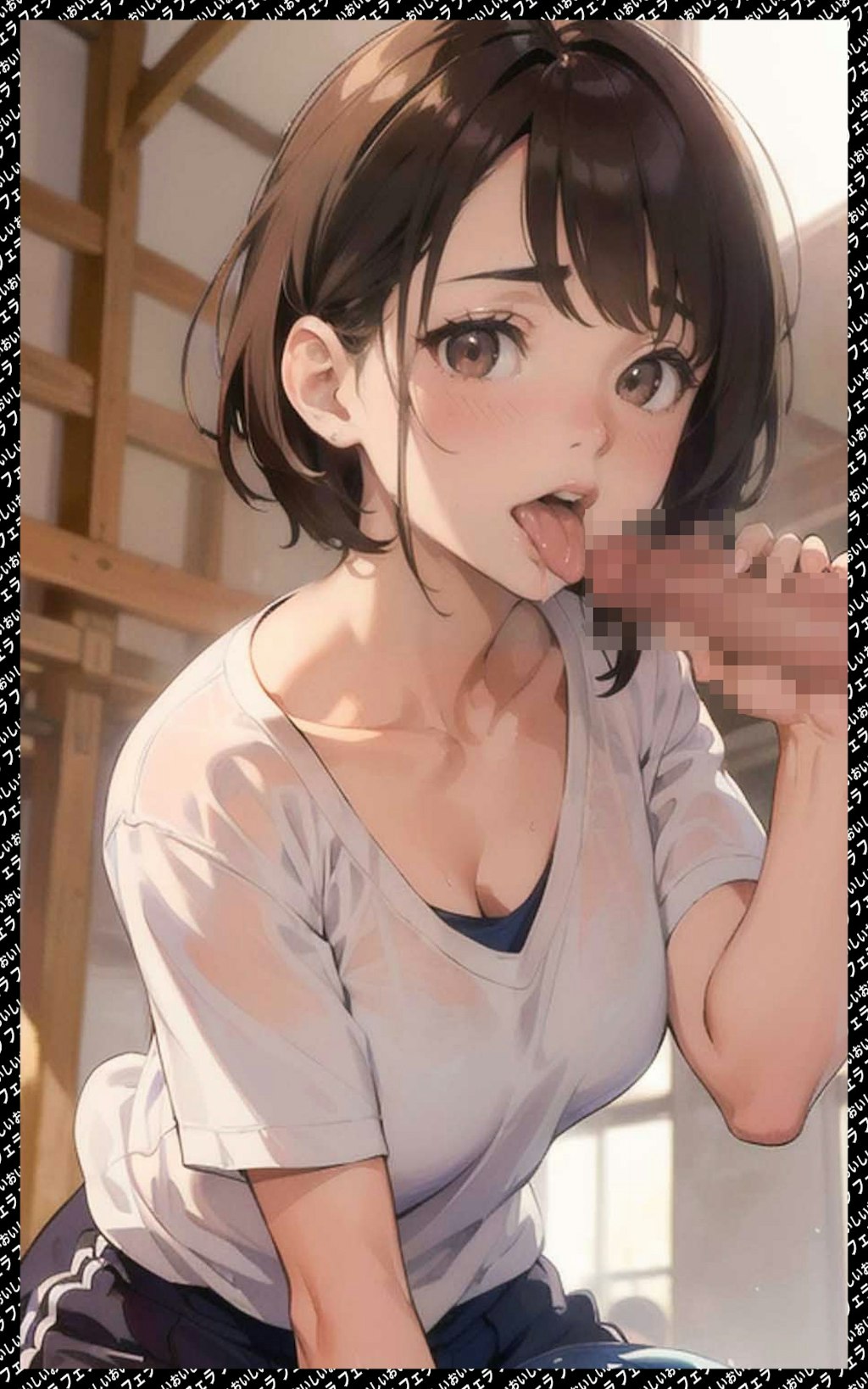 ぶっかけフェラｊｋ　Bukkake Fellatio jk