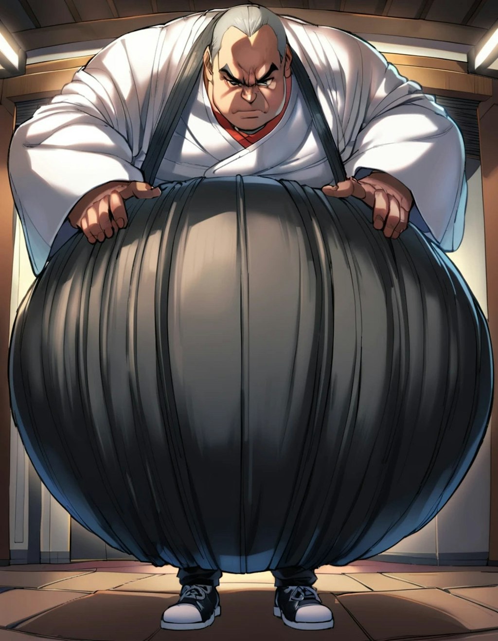 AnimagineXLの考える200kg