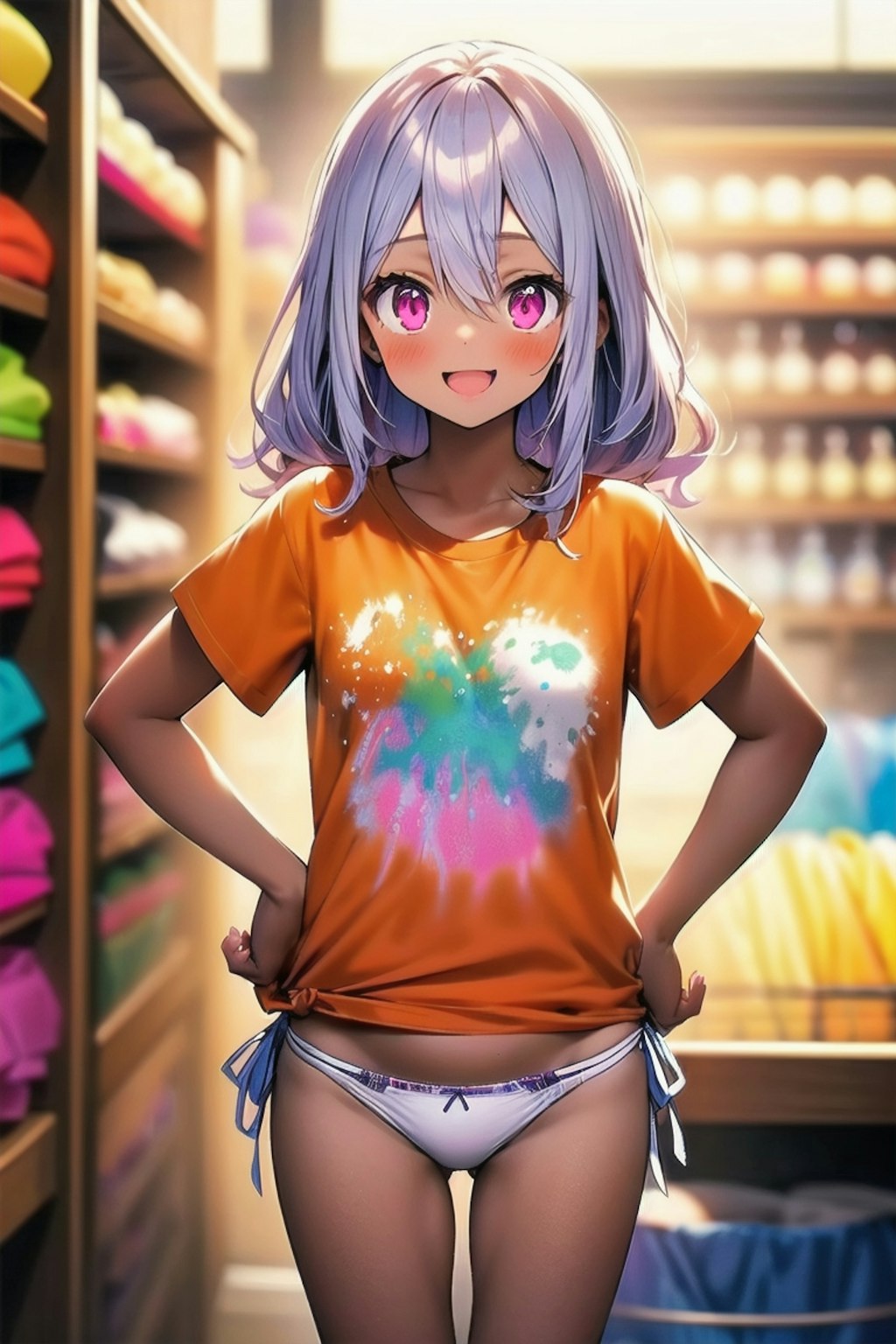 T-shirt(絞り染め)８枚