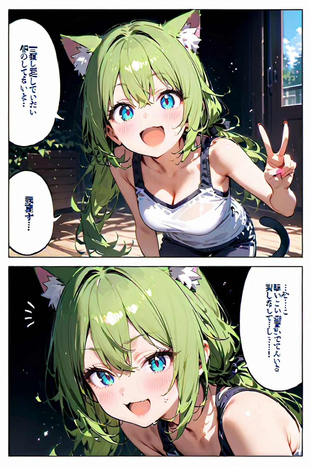 HALOさんでデルタもんさんの漫画風