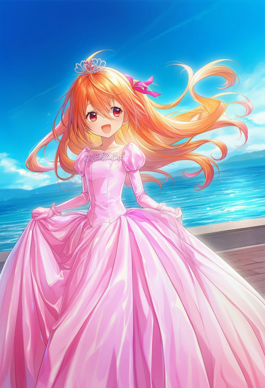 ららちゃん　憧れのお姫様ドレス