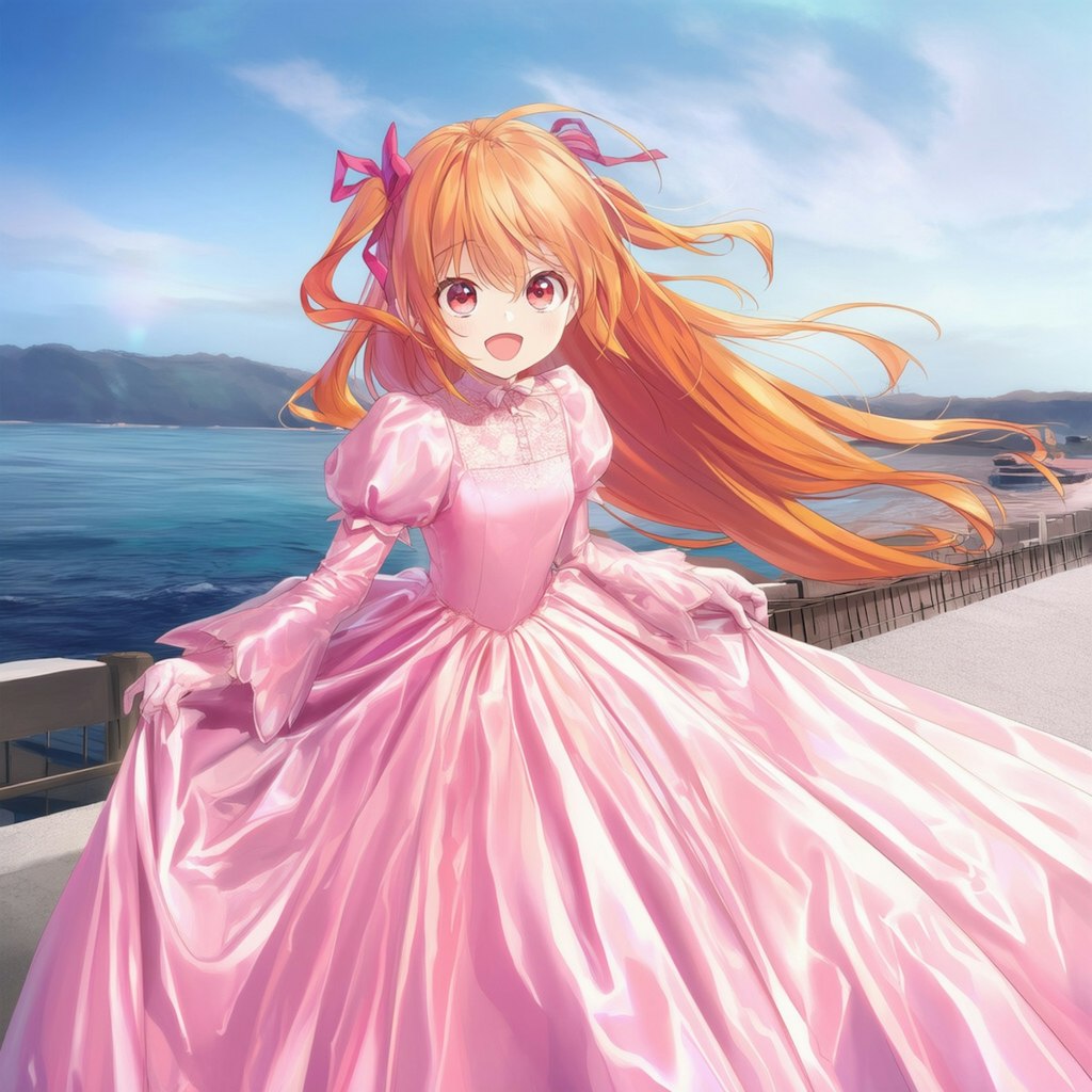 ららちゃん　憧れのお姫様ドレス