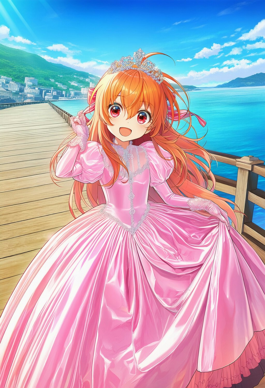 ららちゃん　憧れのお姫様ドレス