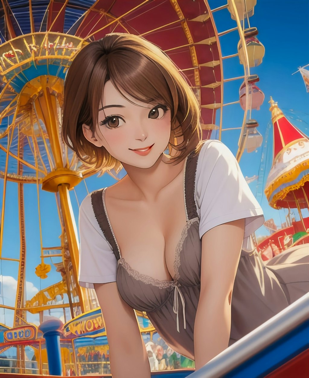 遊園地🎡デートポートコレクション💗三津さんですよー💗三十代巴ちゃんママ