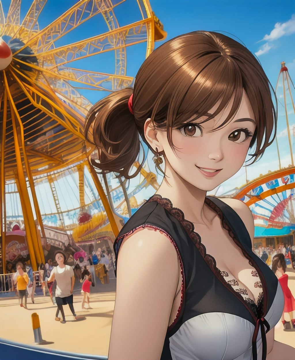 遊園地🎡デートポートコレクション💗三津さんですよー💗三十代巴ちゃんママ