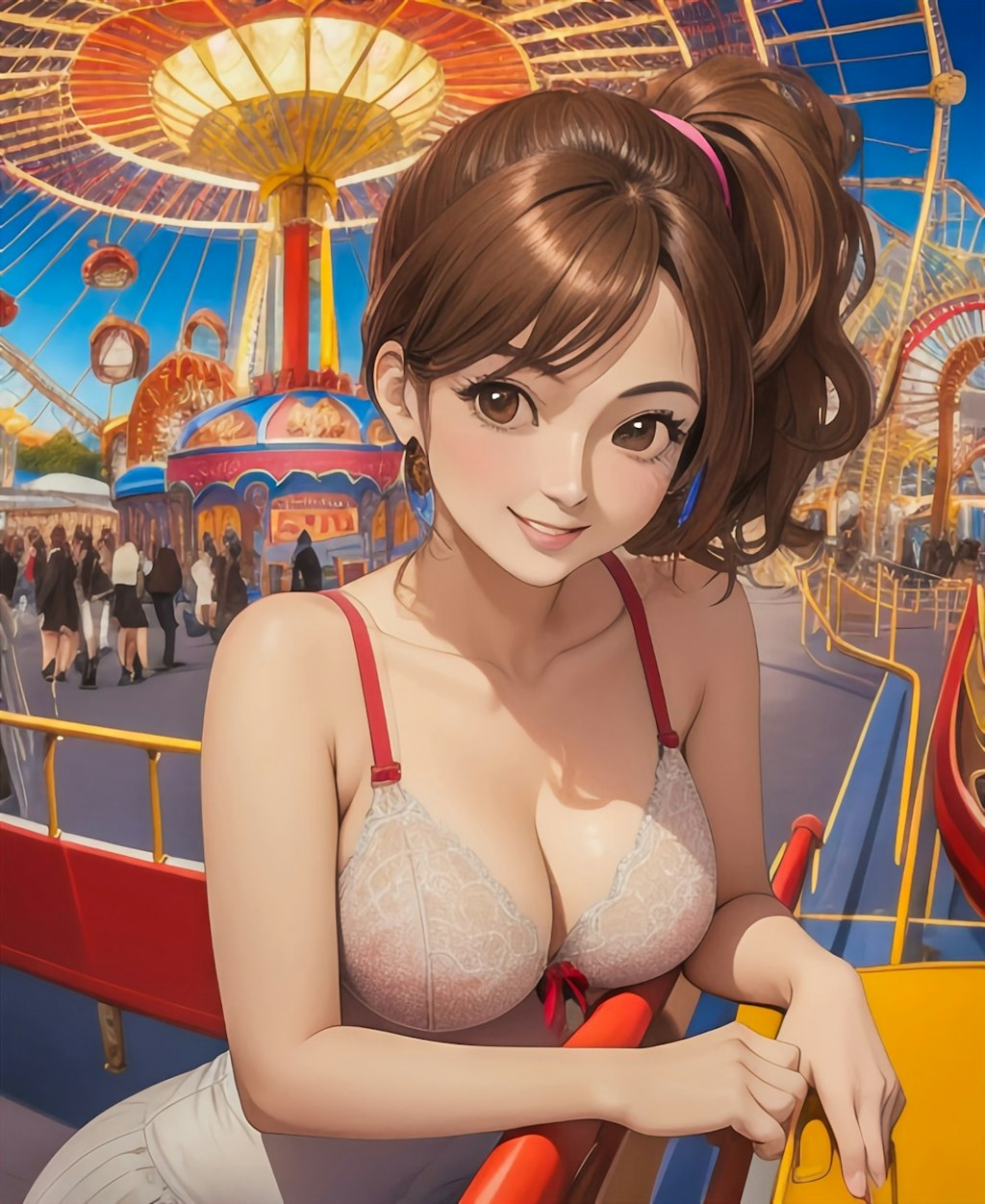 遊園地🎡デートポートコレクション💗三津さんですよー💗三十代巴ちゃんママ