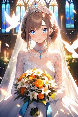 Beautiful Bride | の人気AIイラスト・グラビア