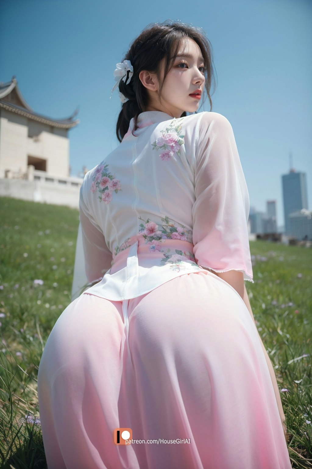 AI Girl Vol 547 | Chinese transparent clothes