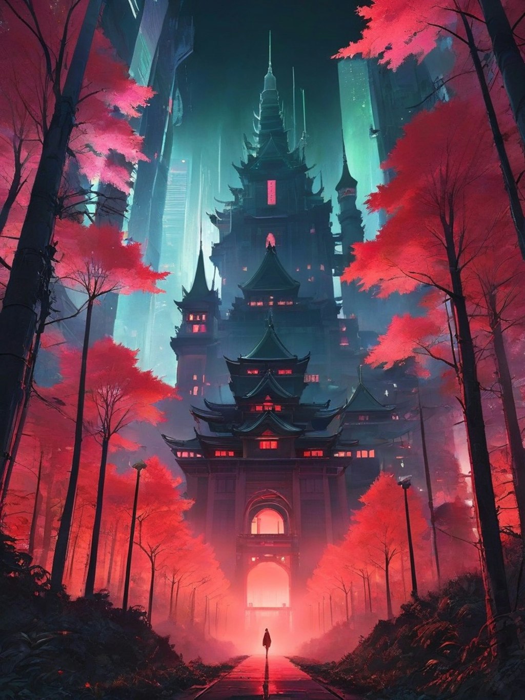 森の中の城