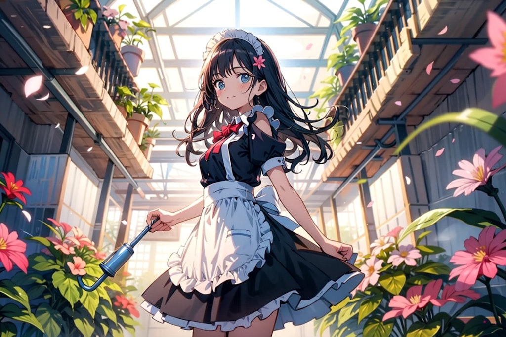 ちちぷい全モデルでうさみみのメイドさん