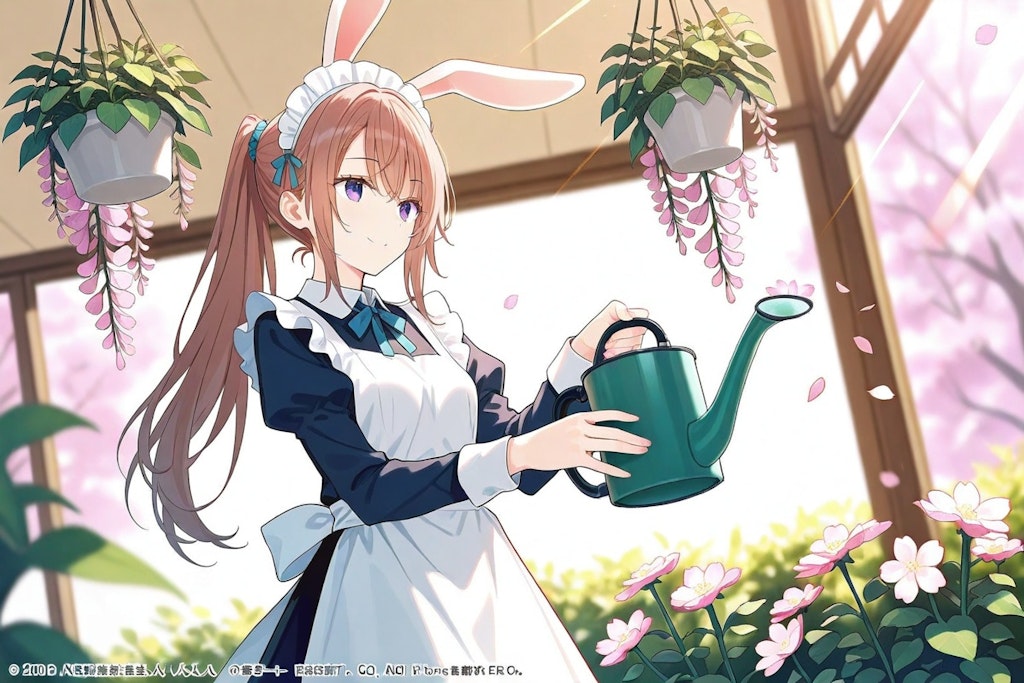 ちちぷい全モデルでうさみみのメイドさん