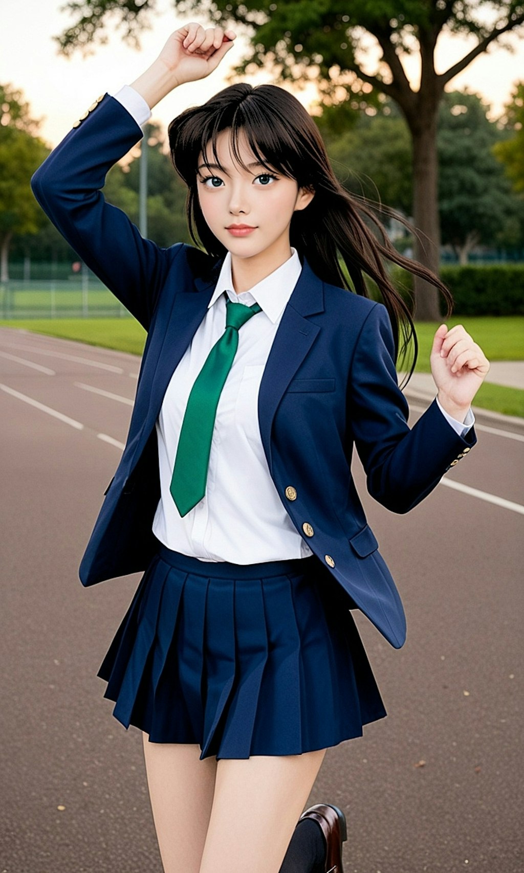 毛利蘭風な女性①