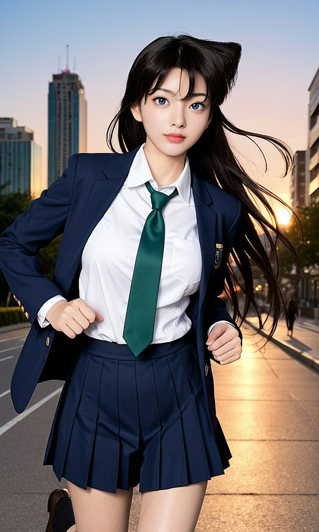 毛利蘭風な女性①