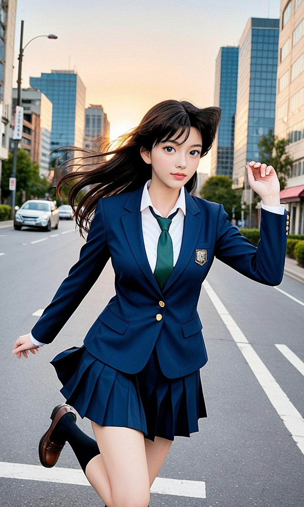 毛利蘭風な女性①
