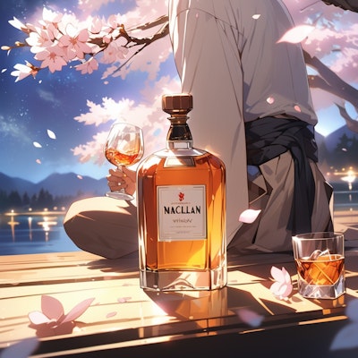 夜桜ウイスキー