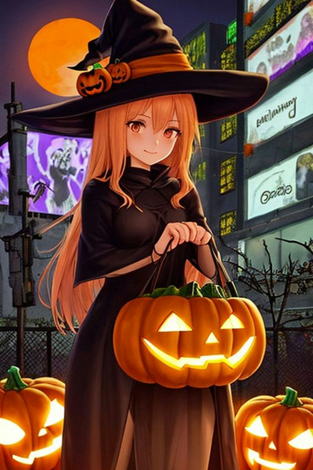 ハロウィンのお姉さん