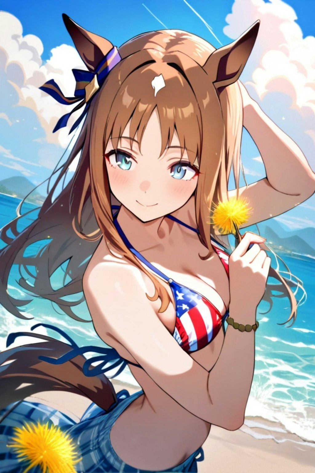 水着のグラスワンダー