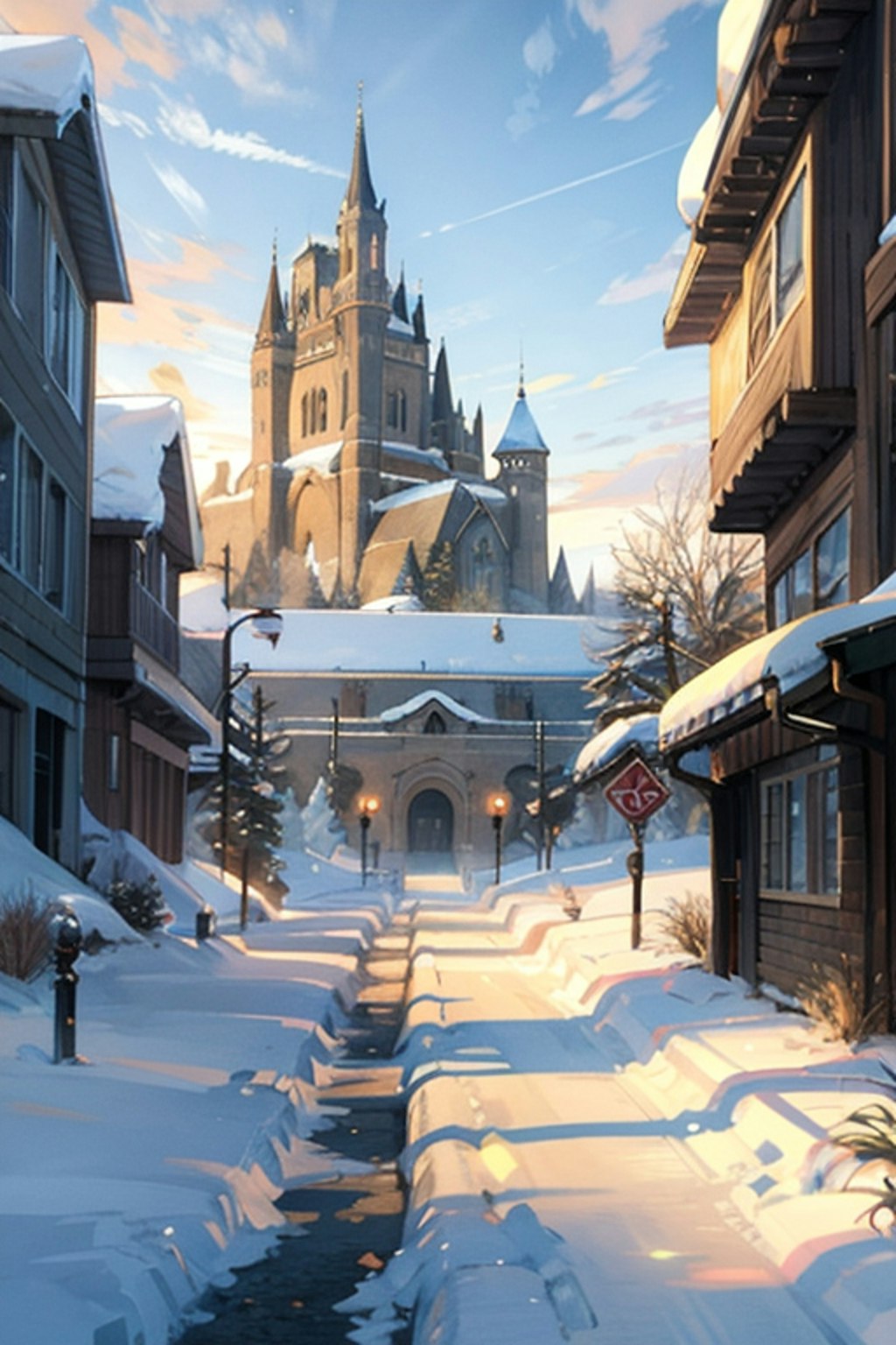 降雪城郭