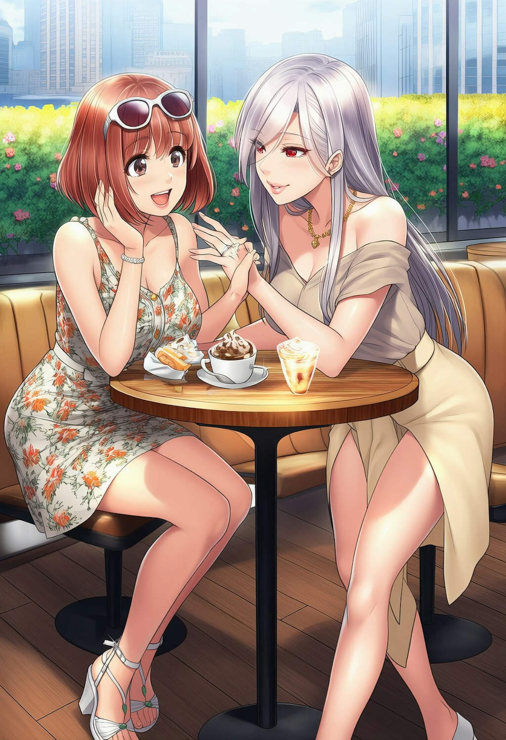 ノノカ＆ミレナのCanCamツーショット♡ リビング＆カフェの仲良しタイム