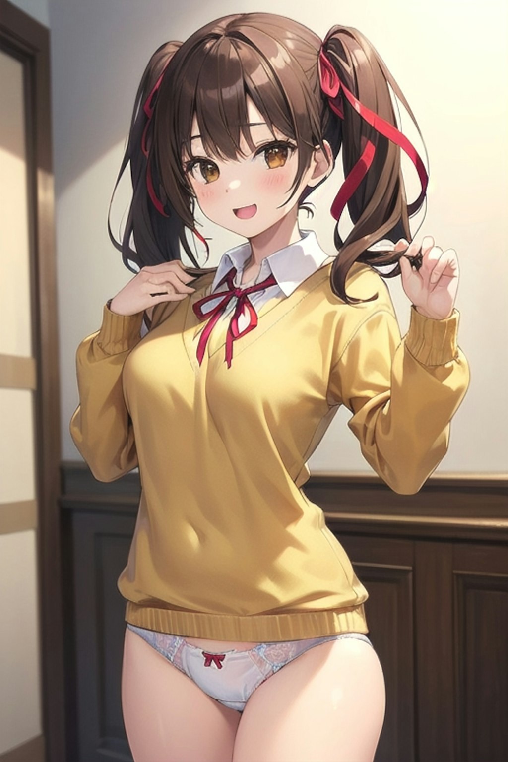 School twintails girl