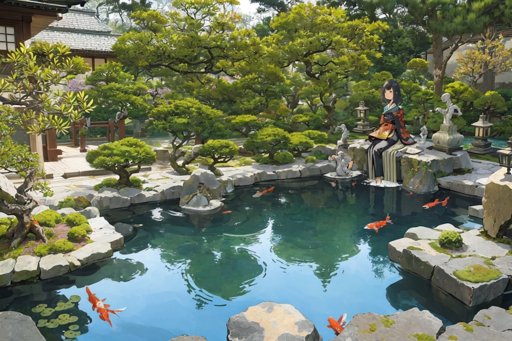 日本庭園は静かな隠れ家を提供します