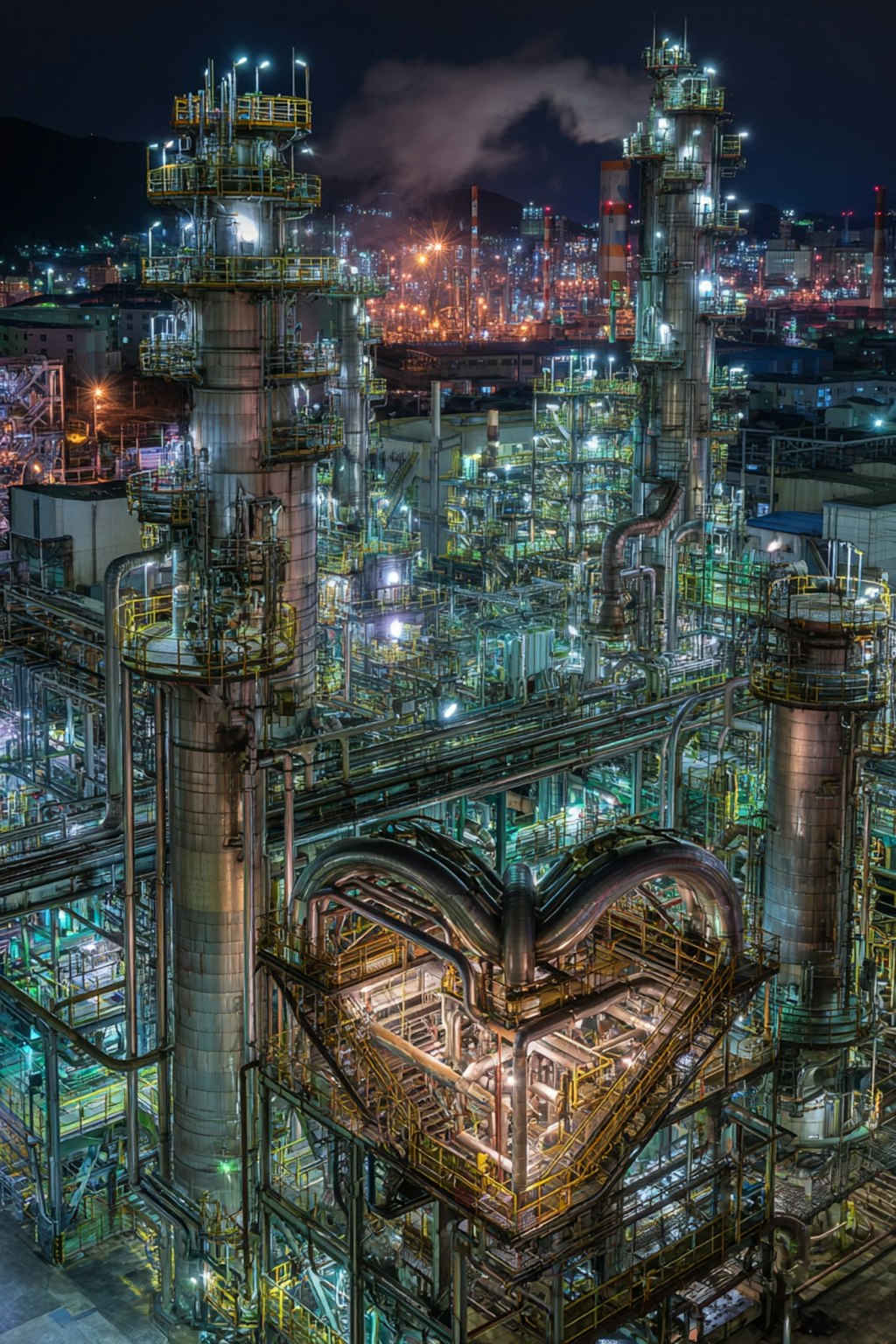 どっかの工場夜景
