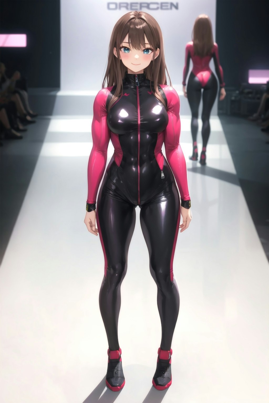 Catsuit fashion show