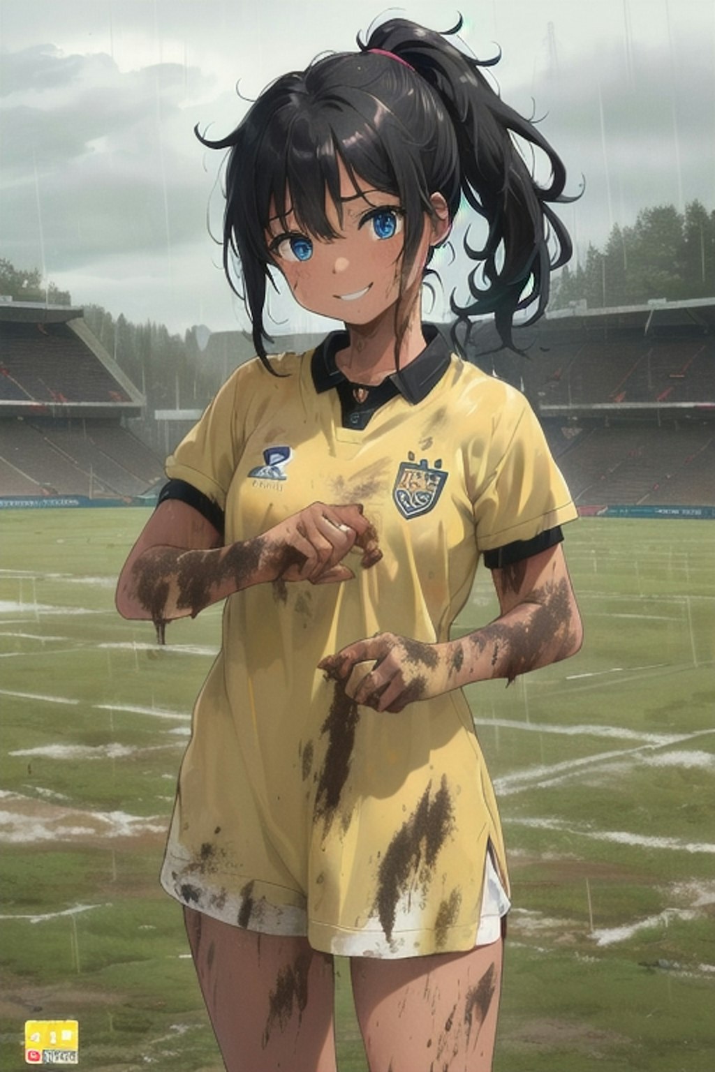 🏉泥まみれの女子ラグビー 71